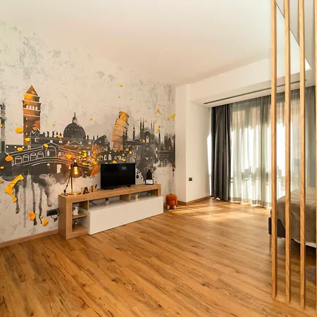 Panorama Loft Con Parcheggio Gratis Lägenhet