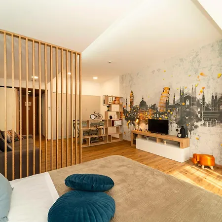 Lägenhet Panorama Loft Con Parcheggio Gratis *