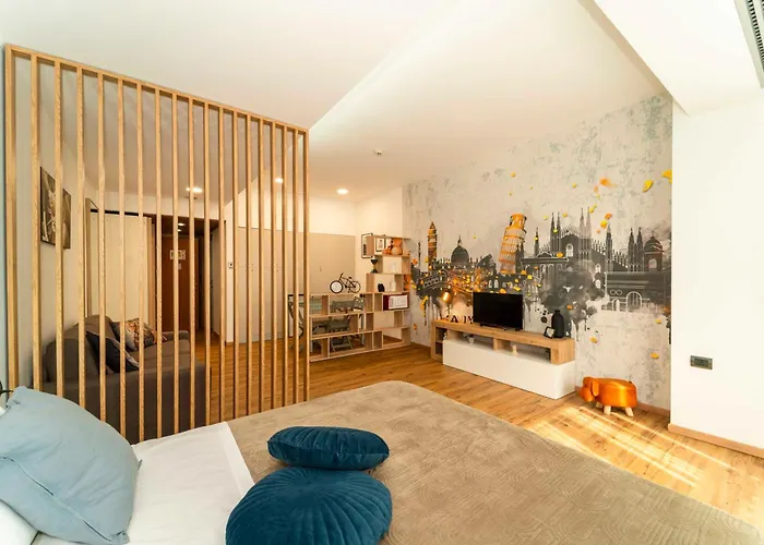 Apartament Panorama Loft Con Parcheggio Gratis *